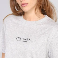 Blank E Core Puff Print T-Shirt Ladies