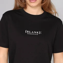 Blank E Core Puff Print T-Shirt Ladies