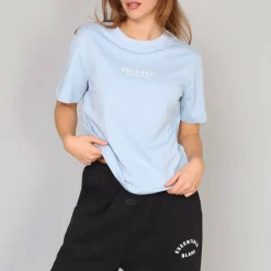 Blank E Core Puff Print T-Shirt Ladies