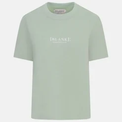 Blank E Core Puff Print T-Shirt Ladies
