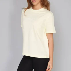 Blank E Core Puff Print T-Shirt Ladies