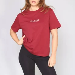 Blank E Core Puff Print T-Shirt Ladies