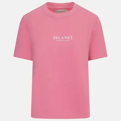 Blank E Core Puff Print T-Shirt Ladies