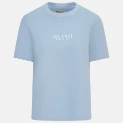 Blank E Core Puff Print T-Shirt Ladies