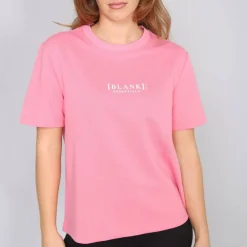 Blank E Core Puff Print T-Shirt Ladies