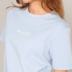 Blank E Core Puff Print T-Shirt Ladies