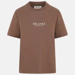 Blank E Core Puff Print T-Shirt Ladies