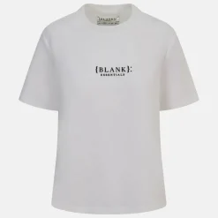 Blank E Core Puff Print T-Shirt Ladies