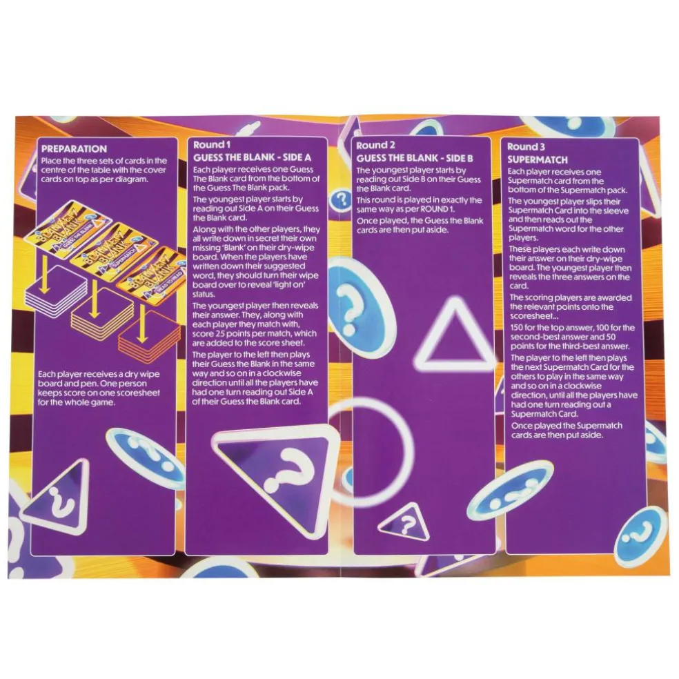 Blankety Blank Board Game
