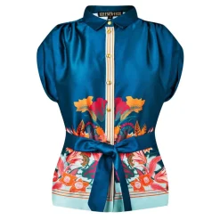 Border Print Top