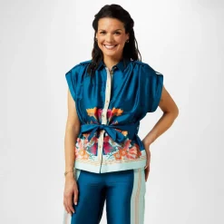 Border Print Top