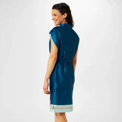 Border Print Tunic Dress