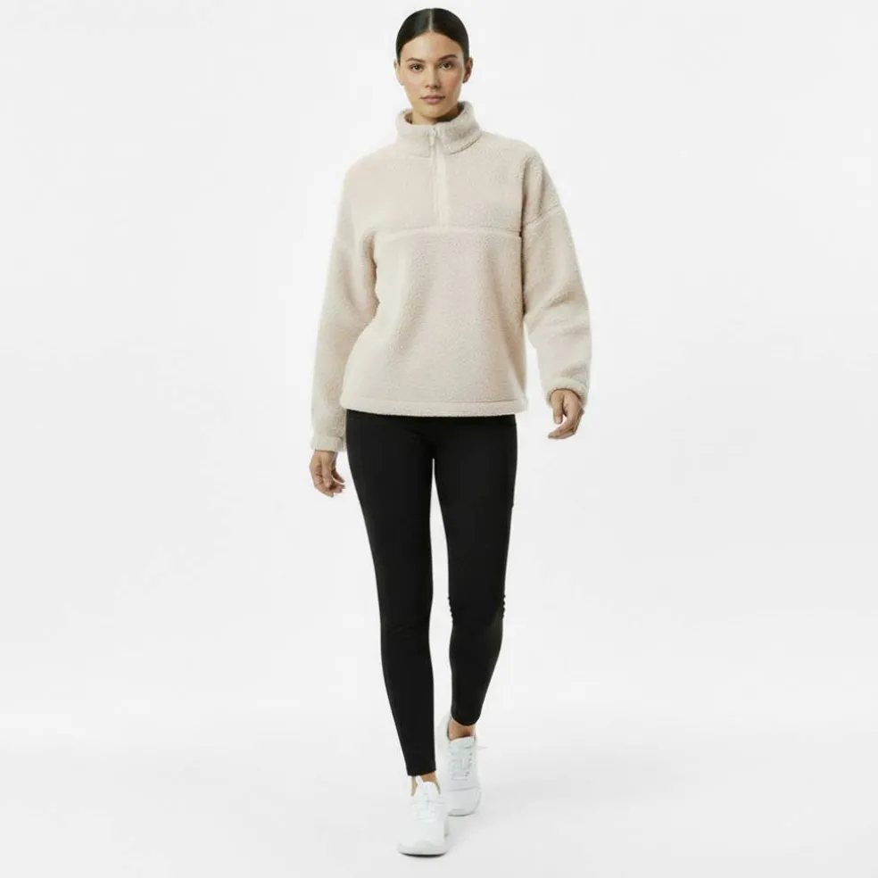 Borg Quarter Zip Fleece Womens