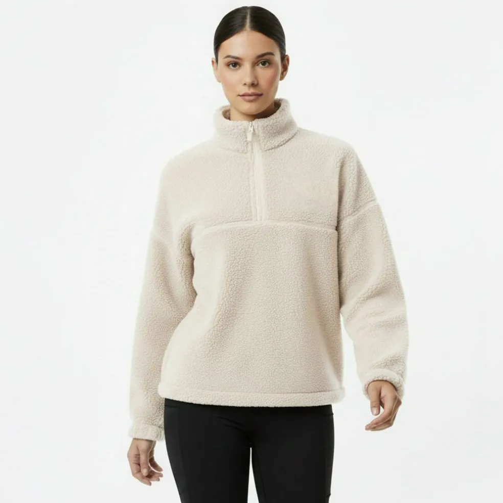 Borg Quarter Zip Fleece Womens