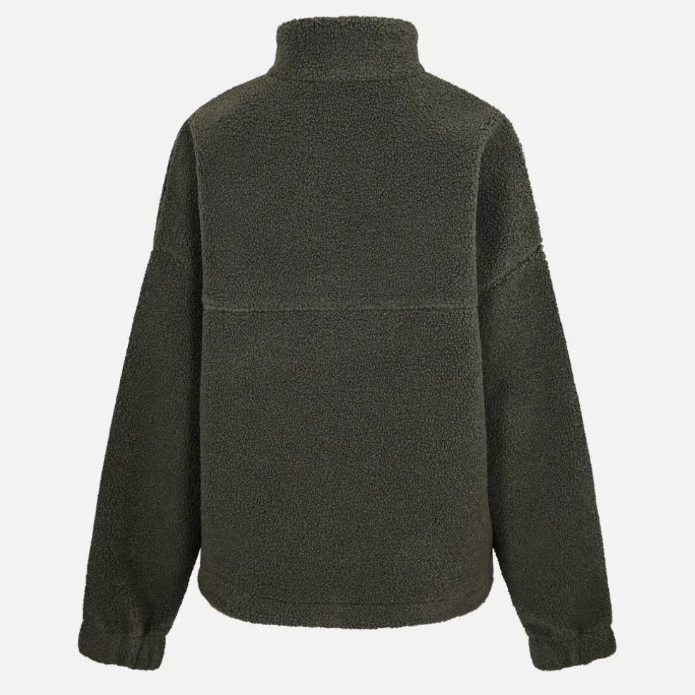 Borg Quarter Zip Fleece Womens
