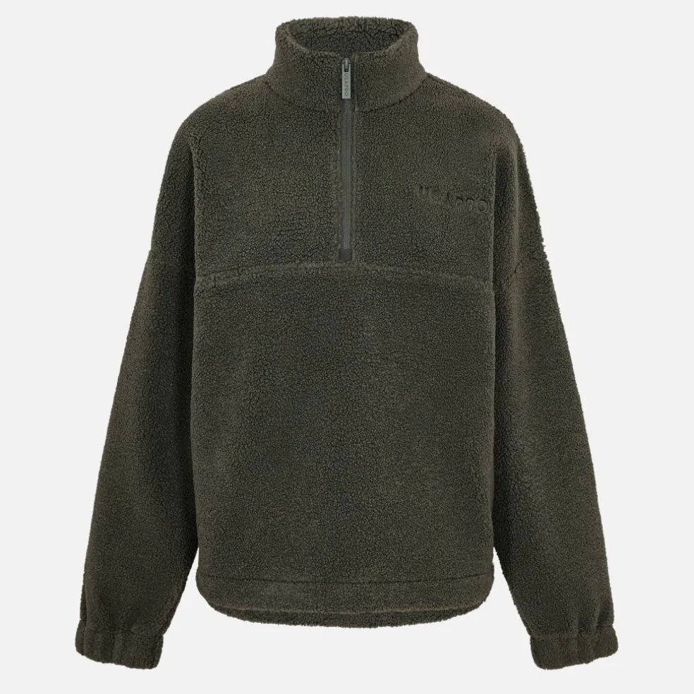 Borg Quarter Zip Fleece Womens