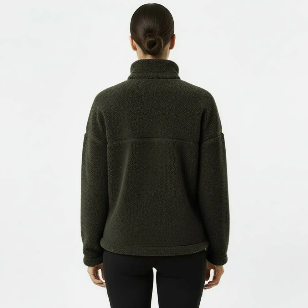 Borg Quarter Zip Fleece Womens