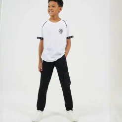 Boys Crew Neck T-Shirt with Chest Embroidery