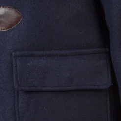 Boys duffle coat with toggle closure navy