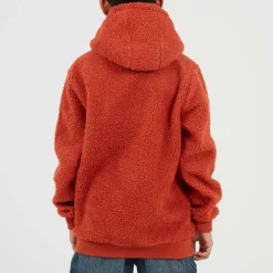 Boys Kangaroo Pocket Borg Hoodie with Badge Detail