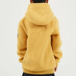 Boys Kangaroo Pocket Borg Hoodie with Badge Detail