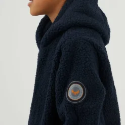Boys Kangaroo Pocket Borg Hoodie with Badge Detail