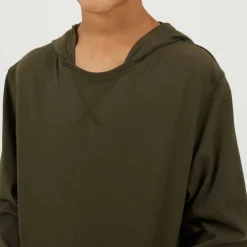 Boys Long Sleeve Hoodie with Set In Sleeve