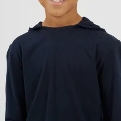 Boys Long Sleeve Hoodie with Set In Sleeve
