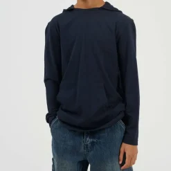 Boys Long Sleeve Hoodie with Set In Sleeve