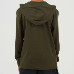 Boys Long Sleeve Hoodie with Set In Sleeve