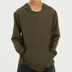 Boys Long Sleeve Hoodie with Set In Sleeve