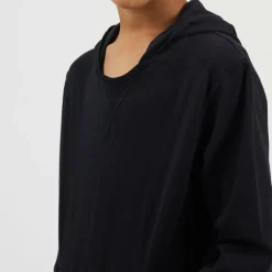 Boys Long Sleeve Hoodie with Set In Sleeve