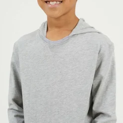 Boys Long Sleeve Hoodie with Set In Sleeve