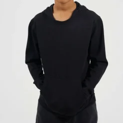 Boys Long Sleeve Hoodie with Set In Sleeve