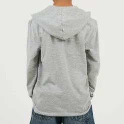 Boys Long Sleeve Hoodie with Set In Sleeve