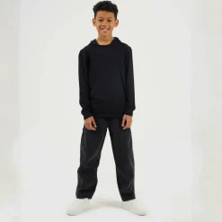 Boys Long Sleeve Hoodie with Set In Sleeve