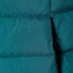 Boys padded gilet detachable hood turquoise