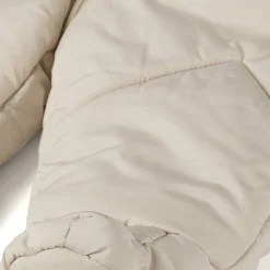 Boys snowsuit with ears fleece lining and mittens grey