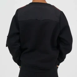 Brave Boys Crew Neck Sweater with Sleeve Badge Detail
