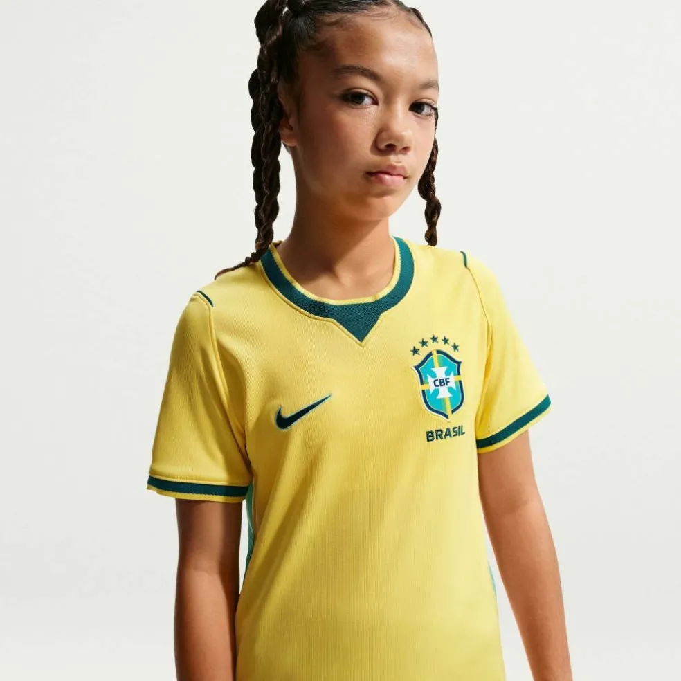 Brazil World Cup 2026 Junior Home Jersey