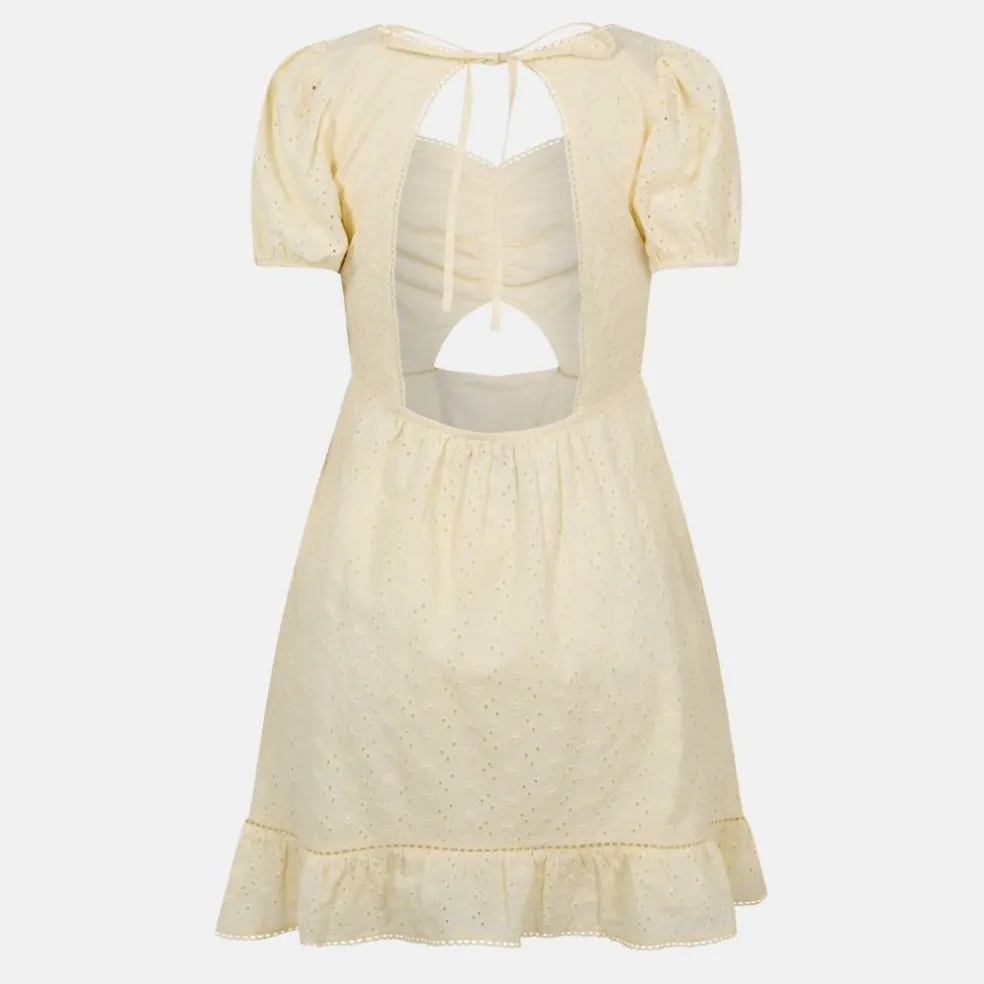 Broderie Mini Dress