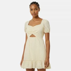 Broderie Mini Dress