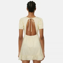 Broderie Mini Dress