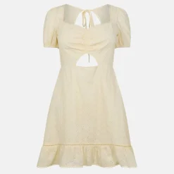 Broderie Mini Dress