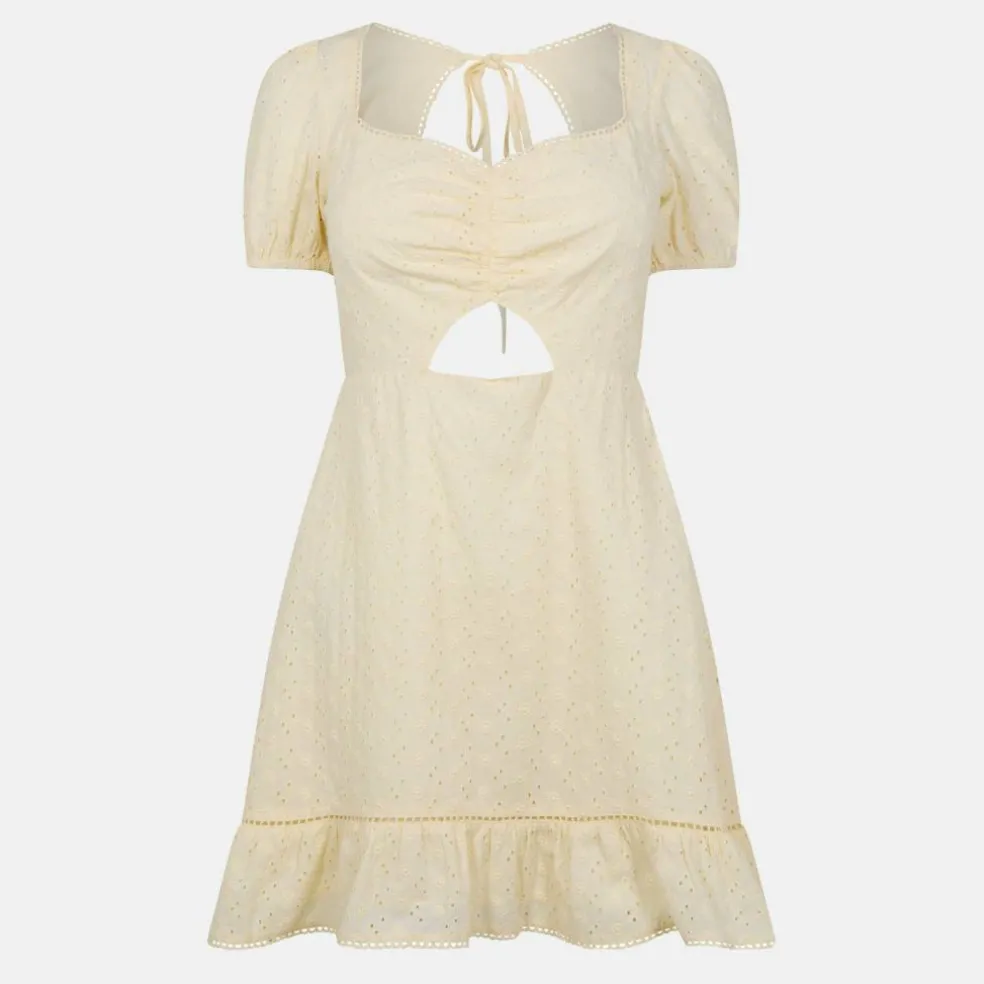 Broderie Mini Dress