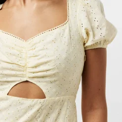 Broderie Mini Dress
