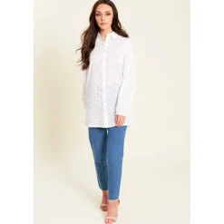 Broderie Shirt Womens