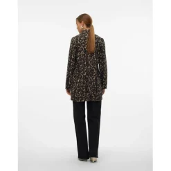Brushed Katrine Leopard Print Jacket