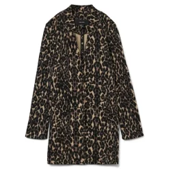 Brushed Katrine Leopard Print Jacket