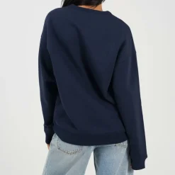 BS Womens Crew Neck Sweatshirt with Monaco Yacht Club Embroidery